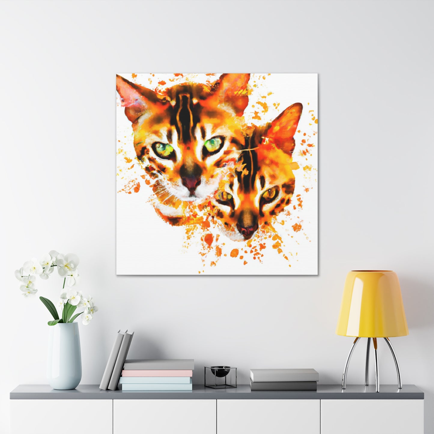 Bengal's Wild Majesty - Canvas