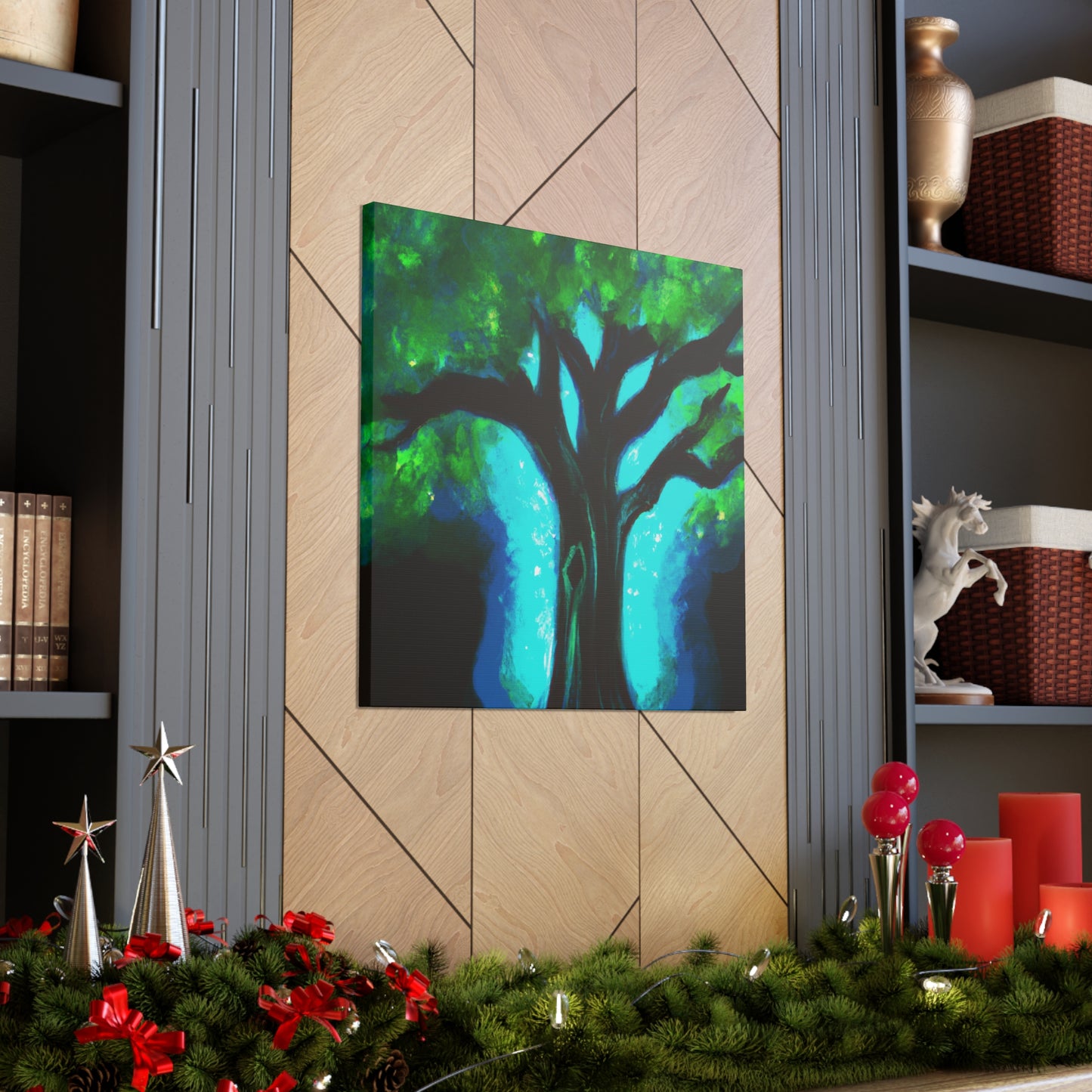 "Oak Tree Ode Variegata" - Canvas