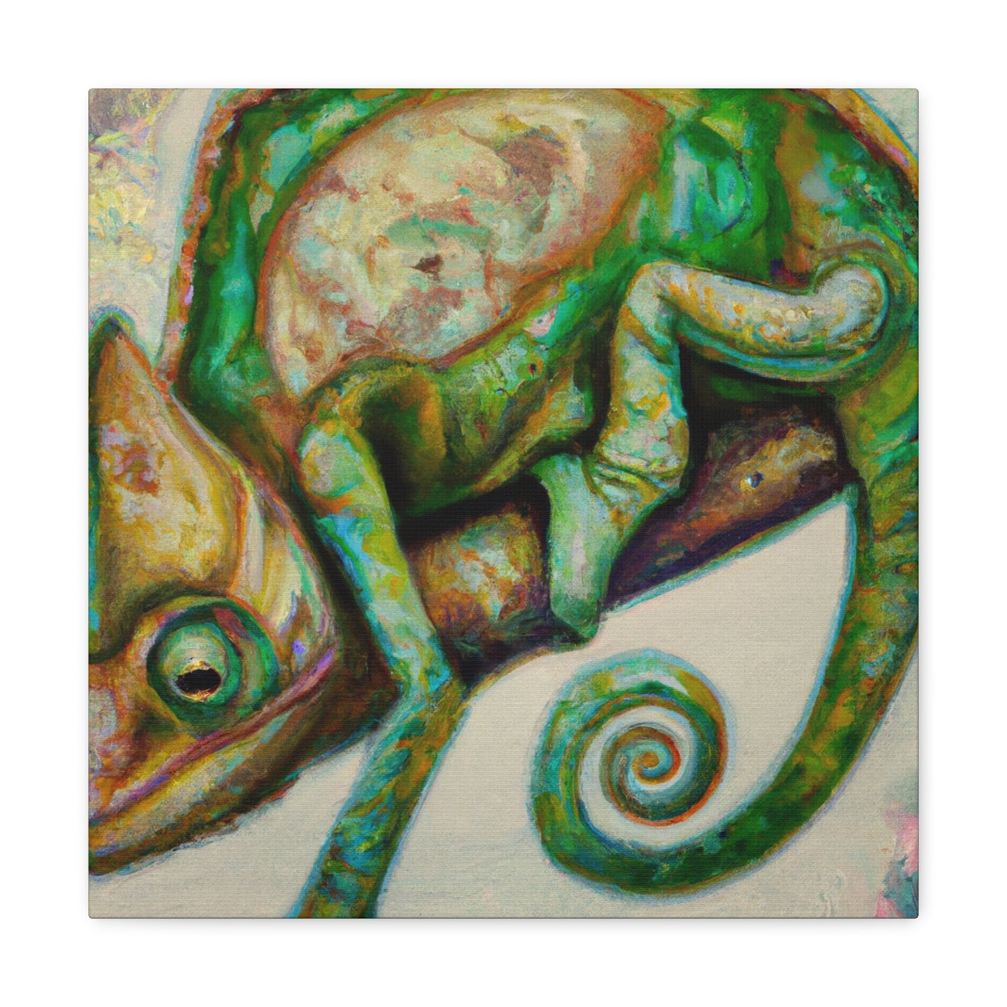 Veiled Chameleon Mystery - Canvas