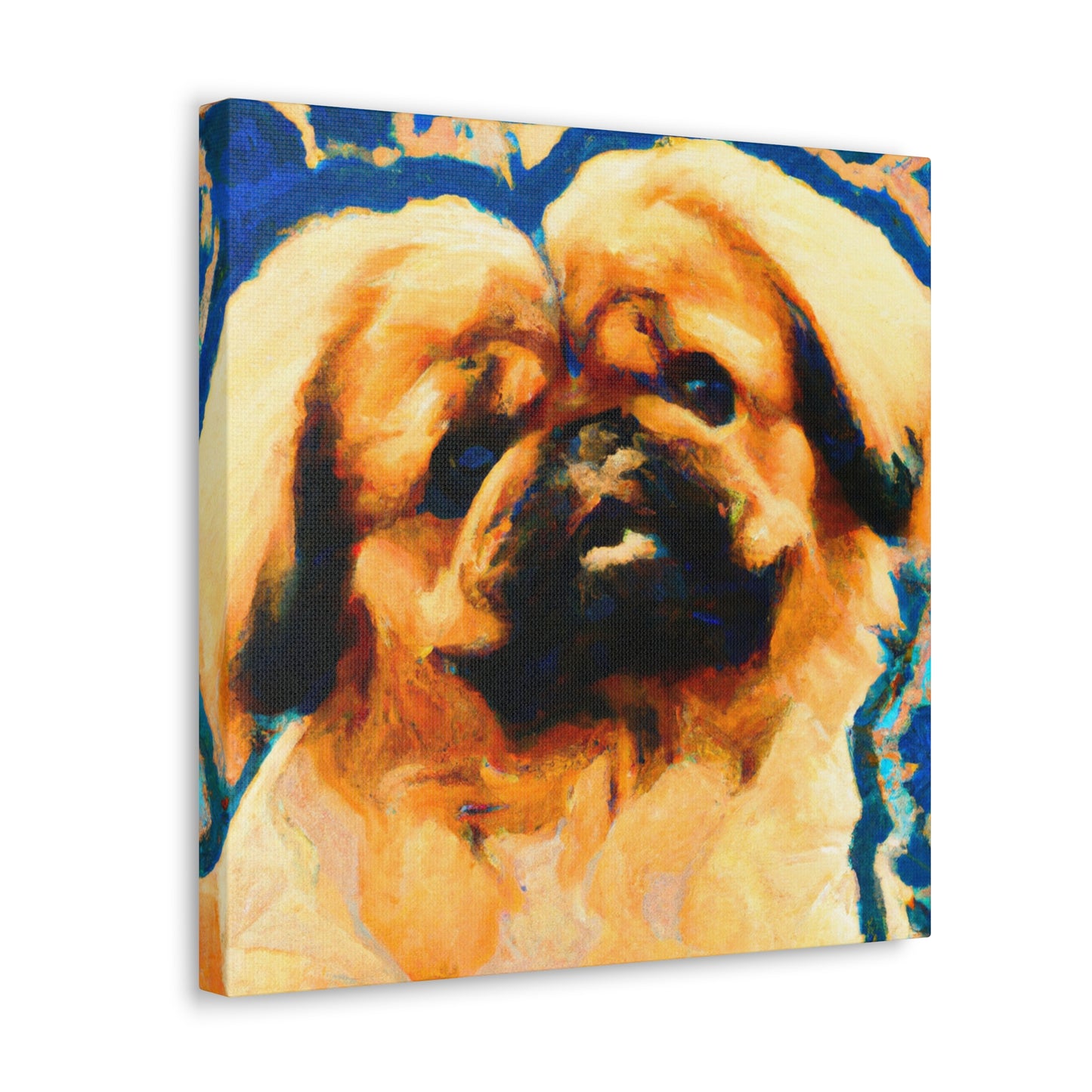 Pekingese Poised Elegance - Canvas