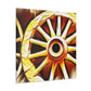 "Wheels of Folklore" - Canvas