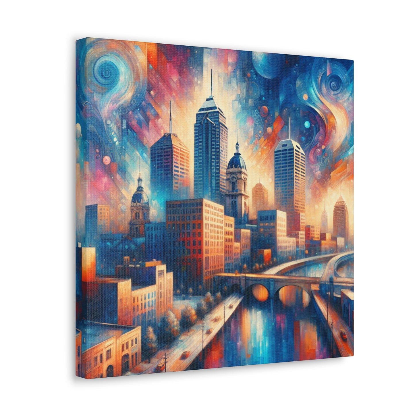 "Urban Impression: Monumental Serenity" - Canvas