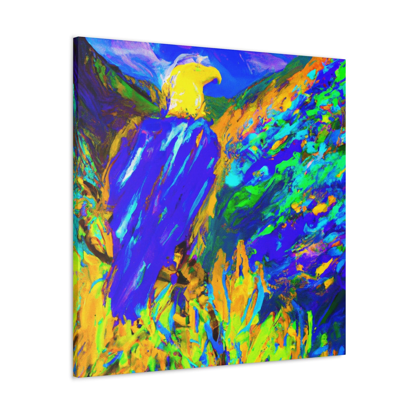 Bold Eagle Impressionism - Canvas