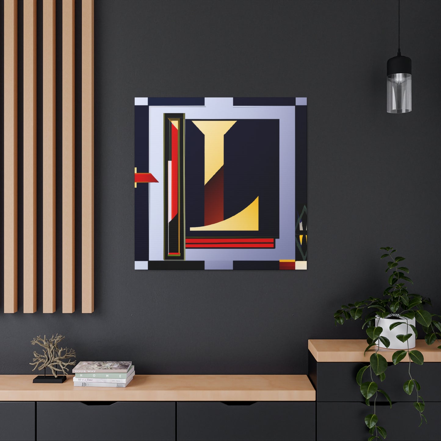 "Elegant Jazz Symphony" - Canvas