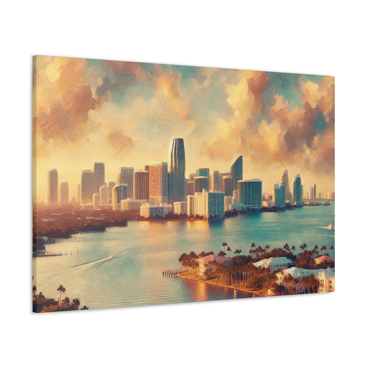 Vibrant Miami Horizon - Canvas