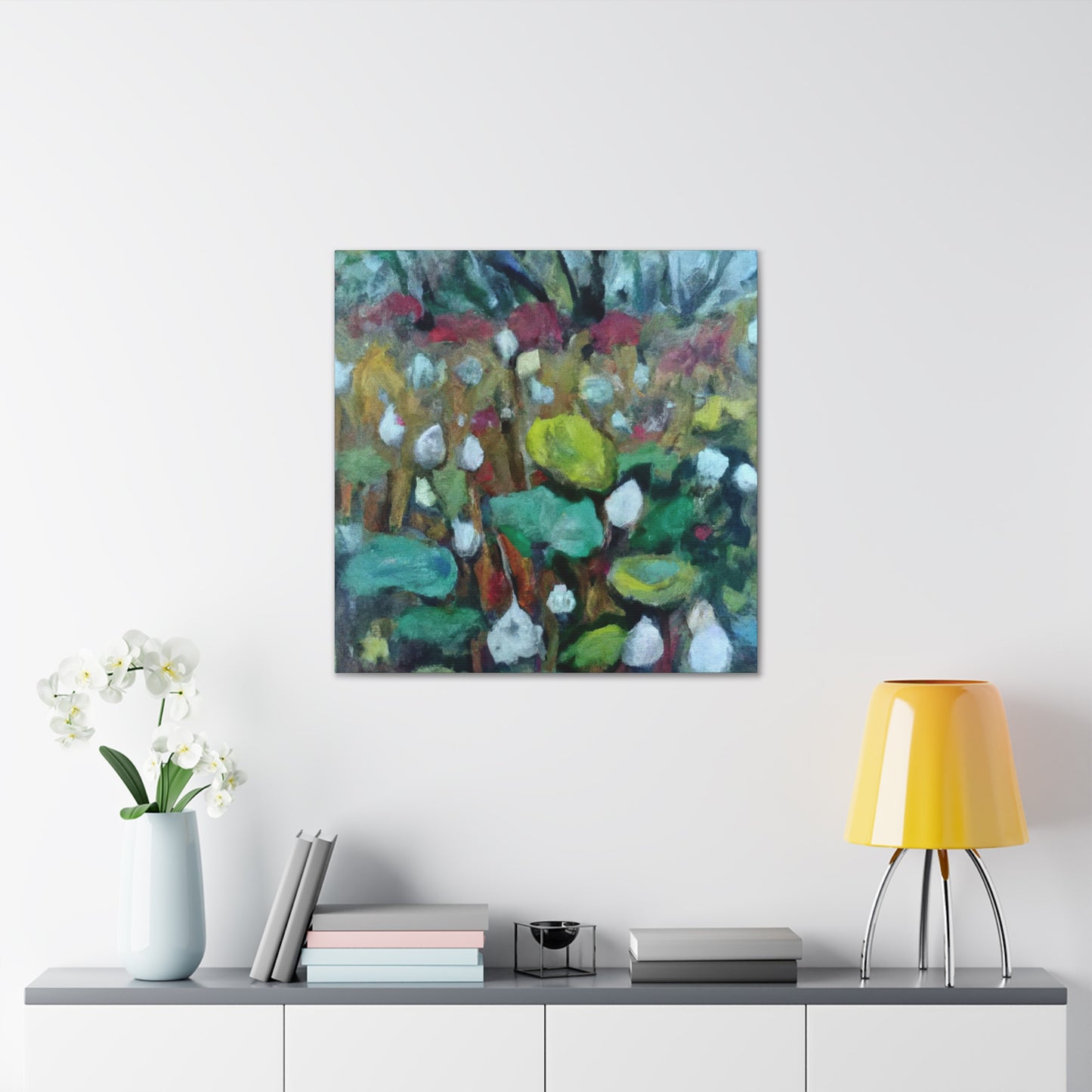 "Lotus in Abstraction" - Canvas