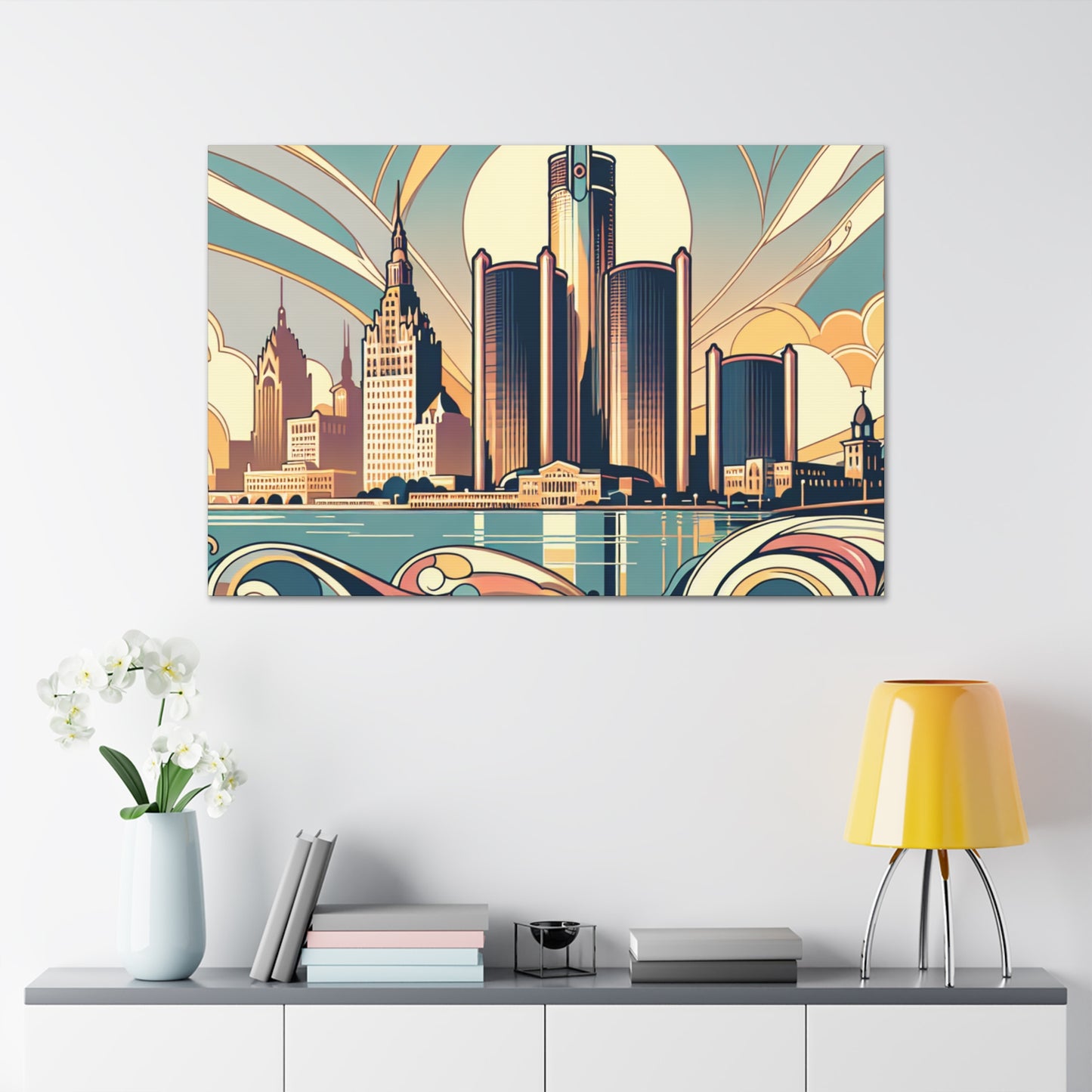 "Enchanting Essence of Detroit" - Canvas