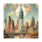 Glimmering Emerald Philadelphia - Canvas