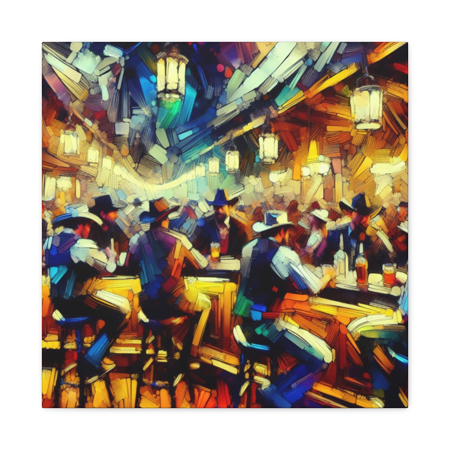 Desert Saloon Serenade - Canvas