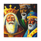 Three Wise Men Dawn - Canvas