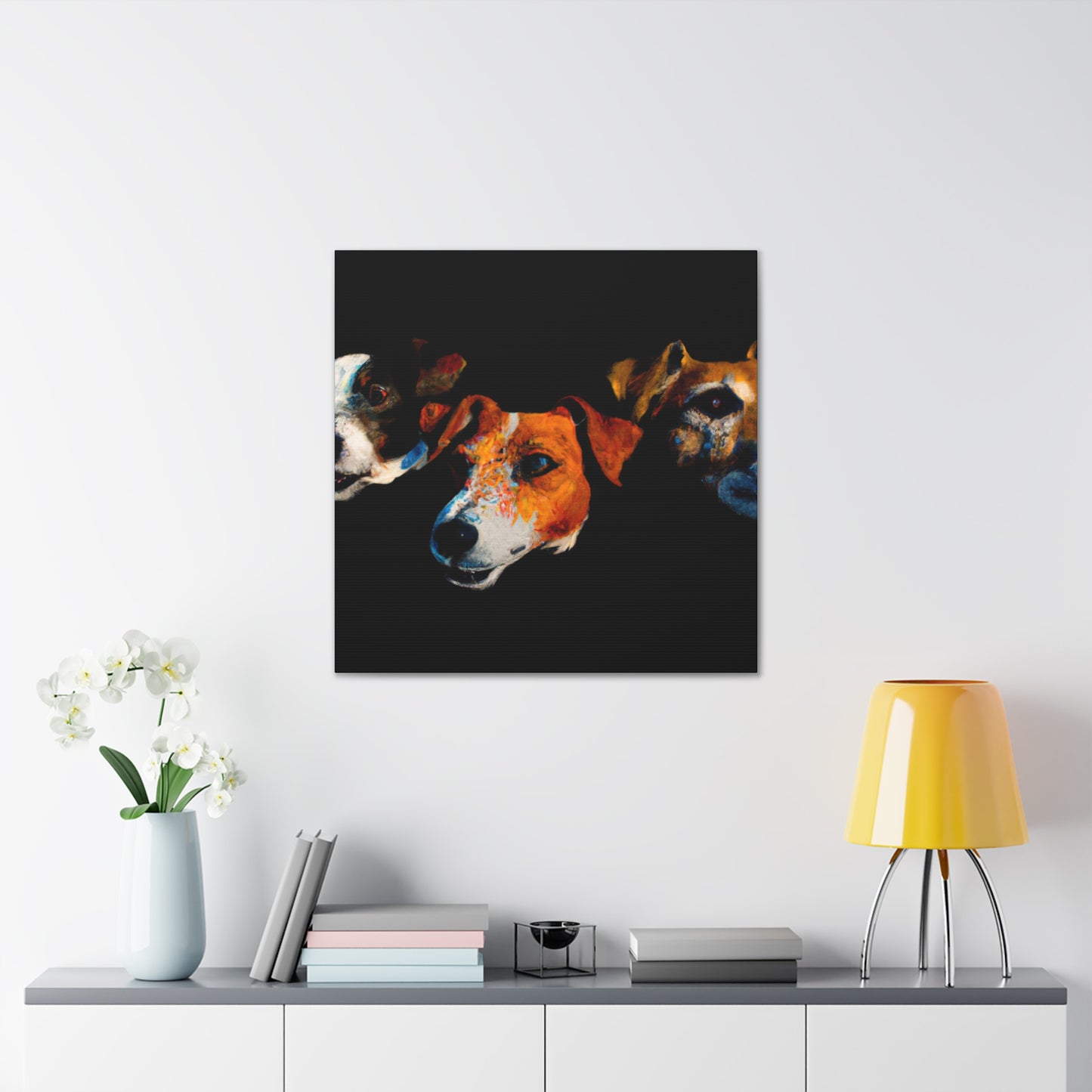 Life with Jack Russell - Canvas