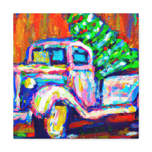 "Christmas Tree Fauvism Dream" - Canvas