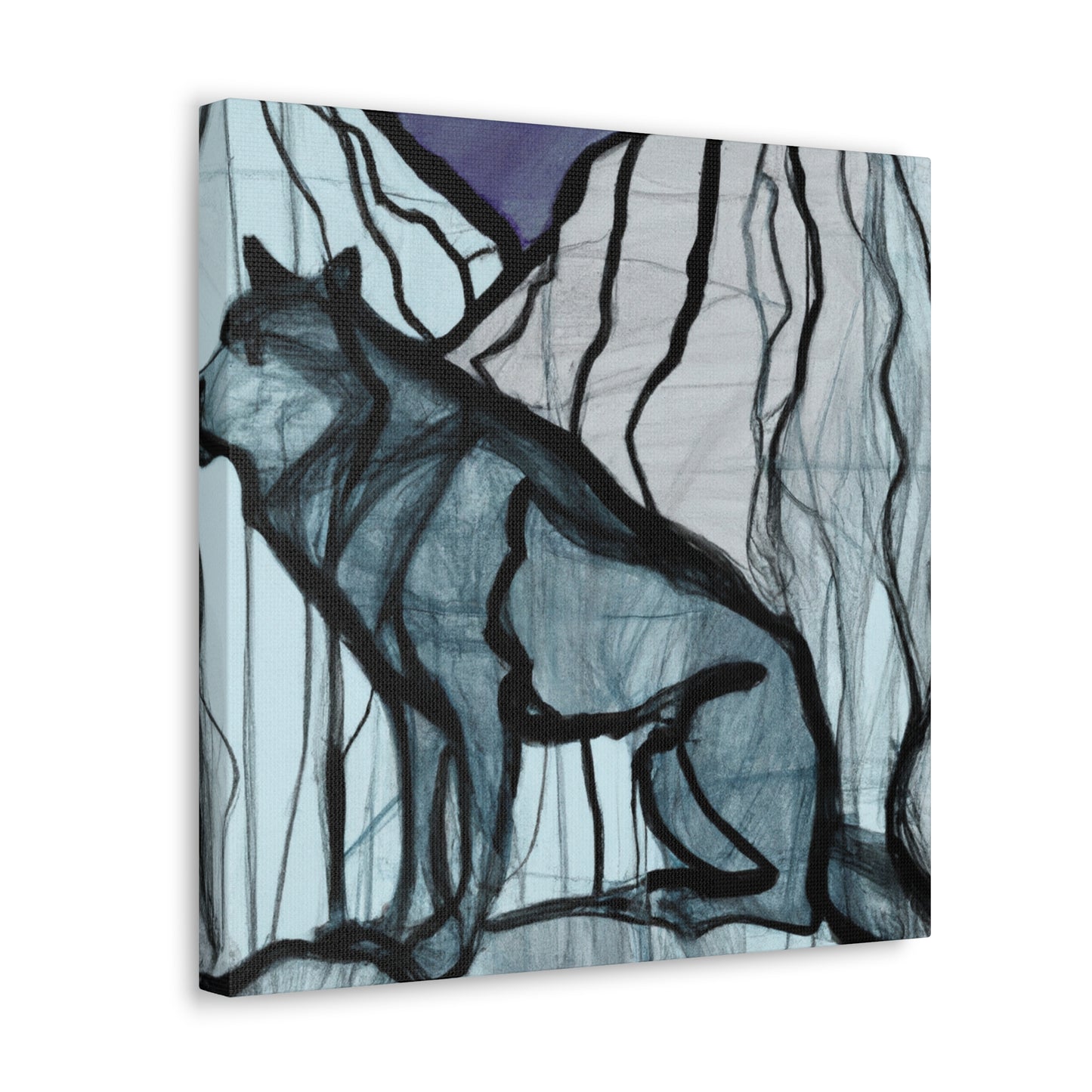 "Wolves in the Wilderness" - Canvas