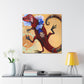 Frilled Lizard Reflection - Canvas