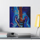 Electric Guitar Shimmering - Canvas