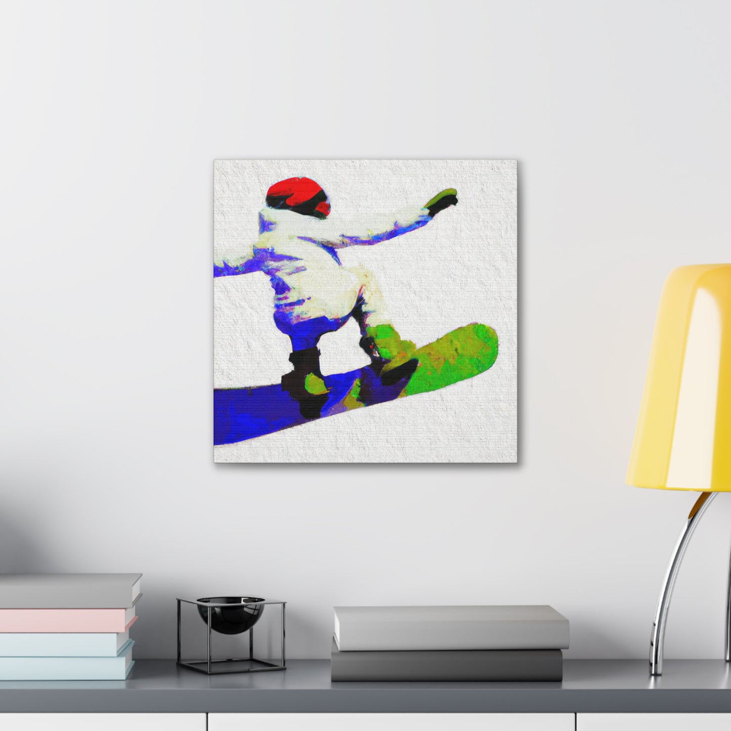 Snowboarding Thrill Ride - Canvas