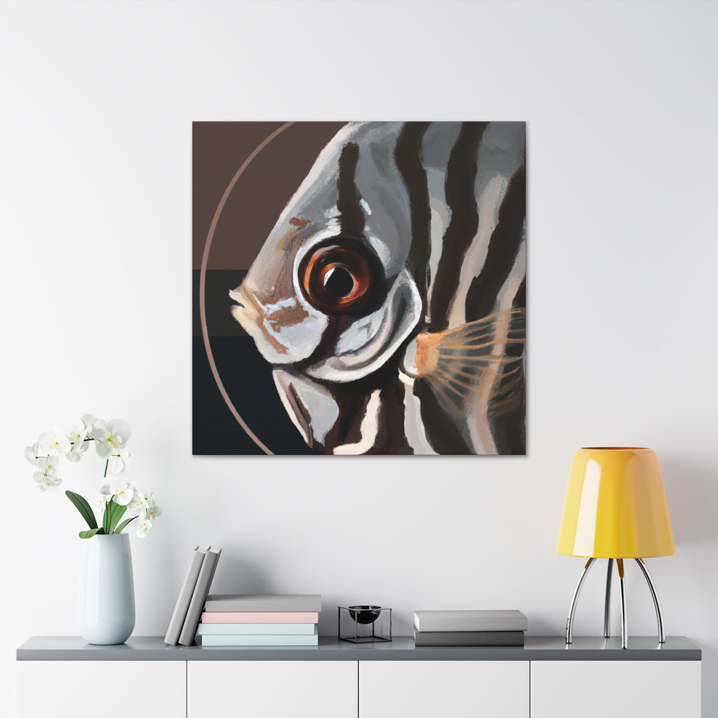 Discus in Dreamscape - Canvas