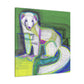 Ferret in Art Deco - Canvas