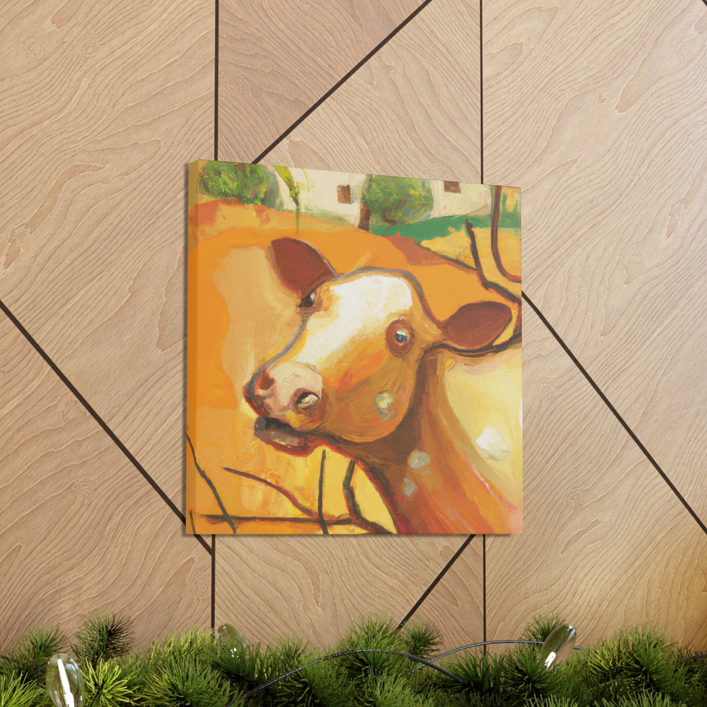 Jersey Cattle Dreamscape - Canvas