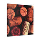 "Corks of Wine Ablaze" - Canvas