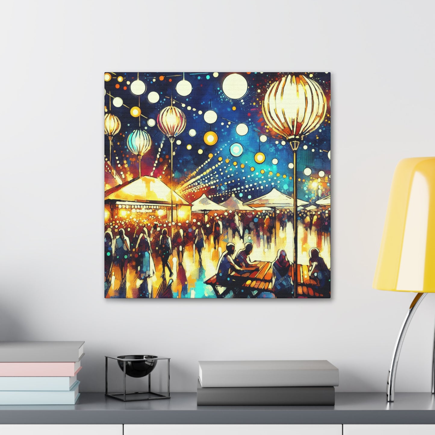 "Celebration of City" - Canvas