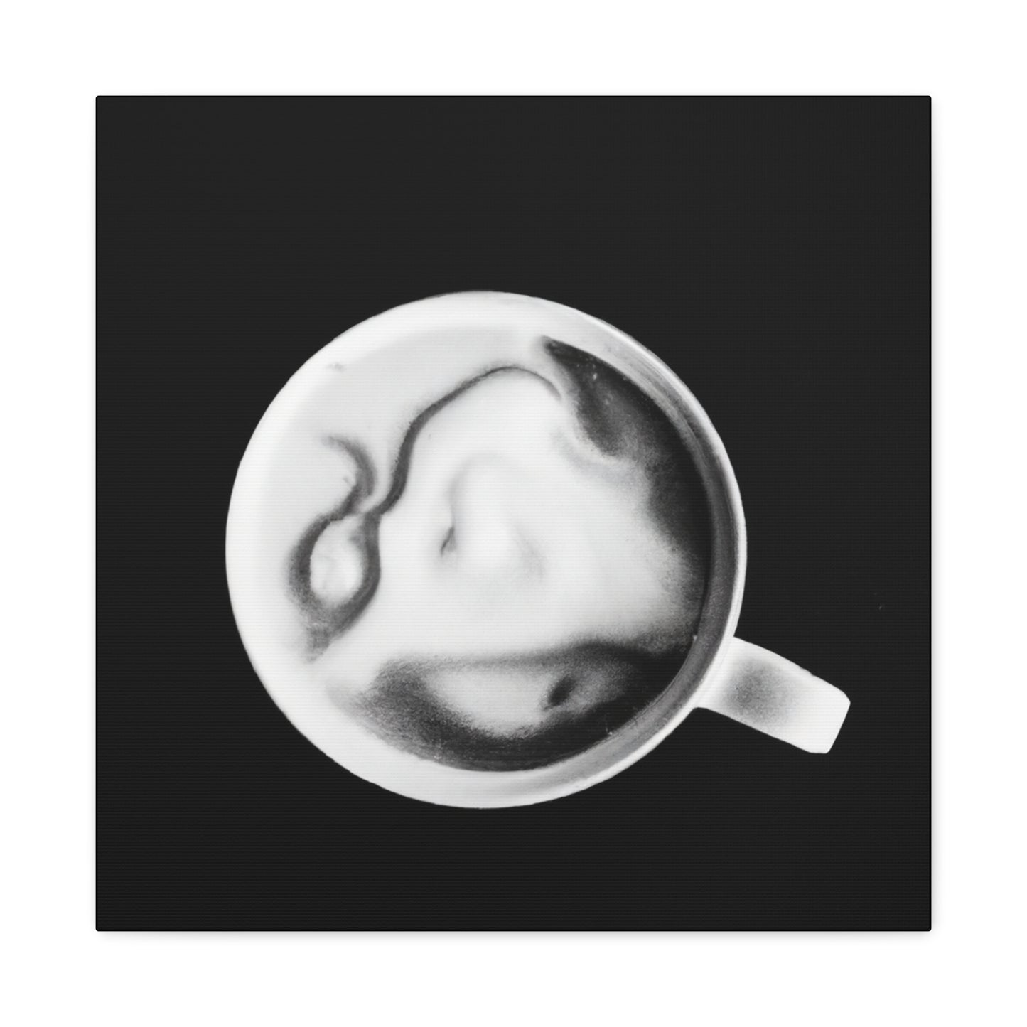 "Cappucino Minimalism Art" - Canvas