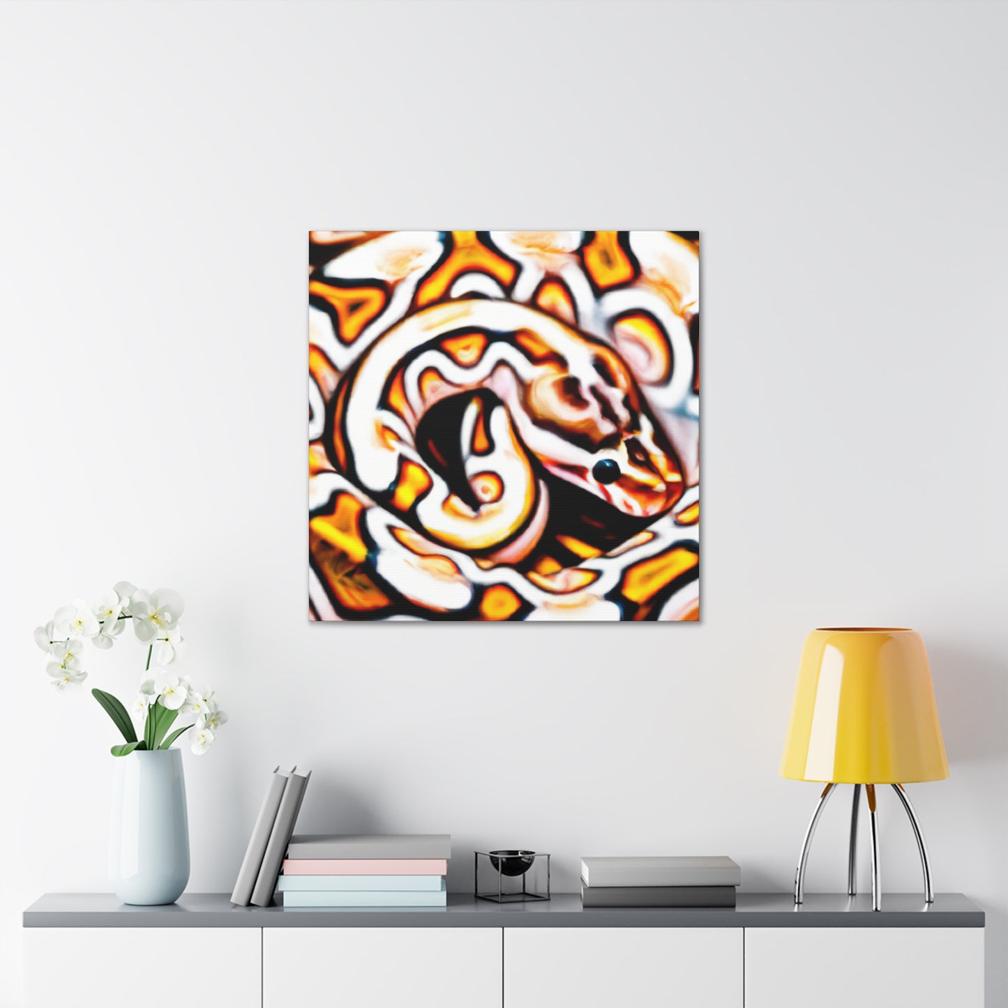 "Majesty of Ball Python" - Canvas