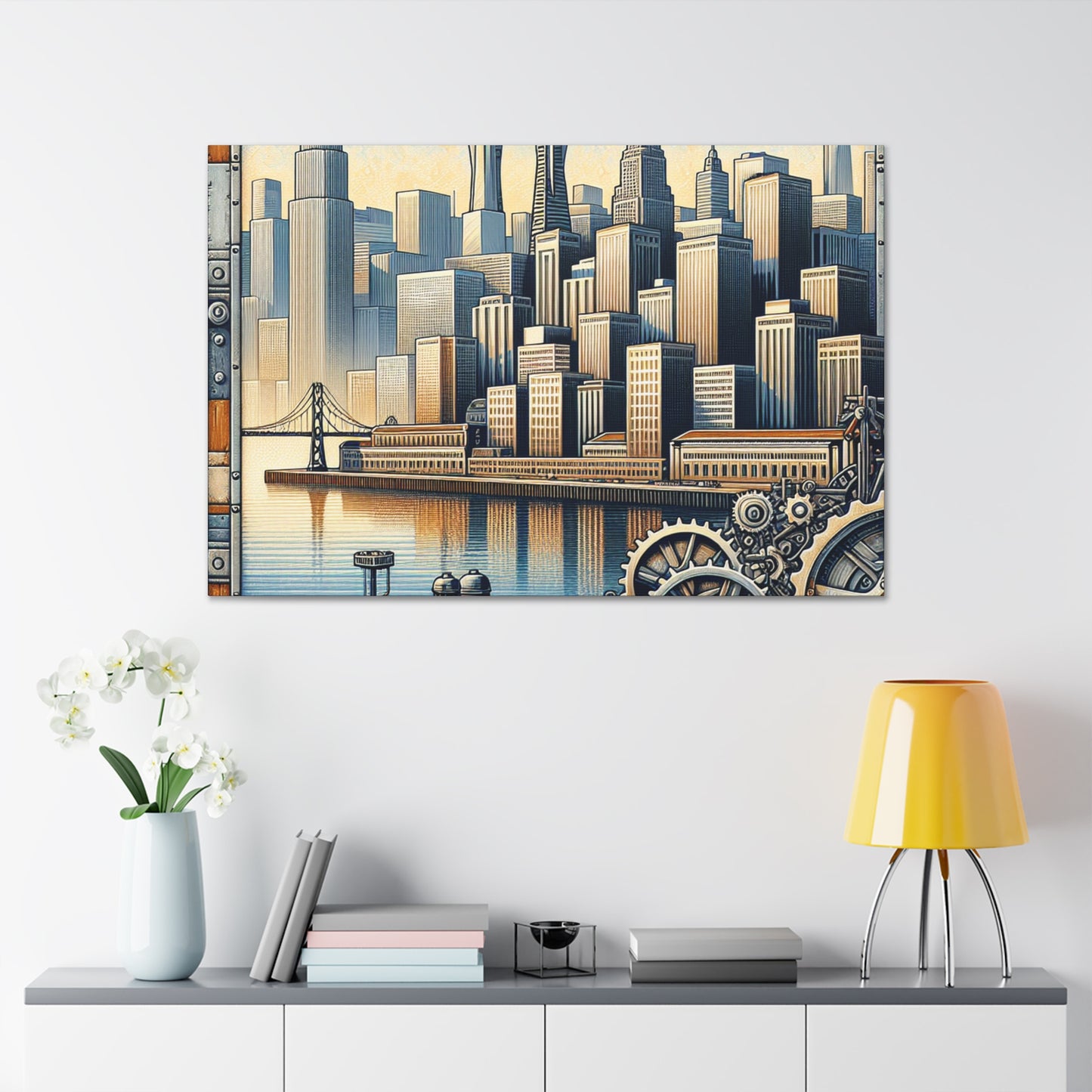 Cityscape Serenade - Canvas