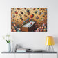 Whimsical Garden Harmony - Canvas