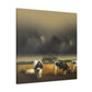 Pasture Dreaming Cow - Canvas