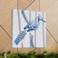 "Blue Jay In Flight" - Canvas