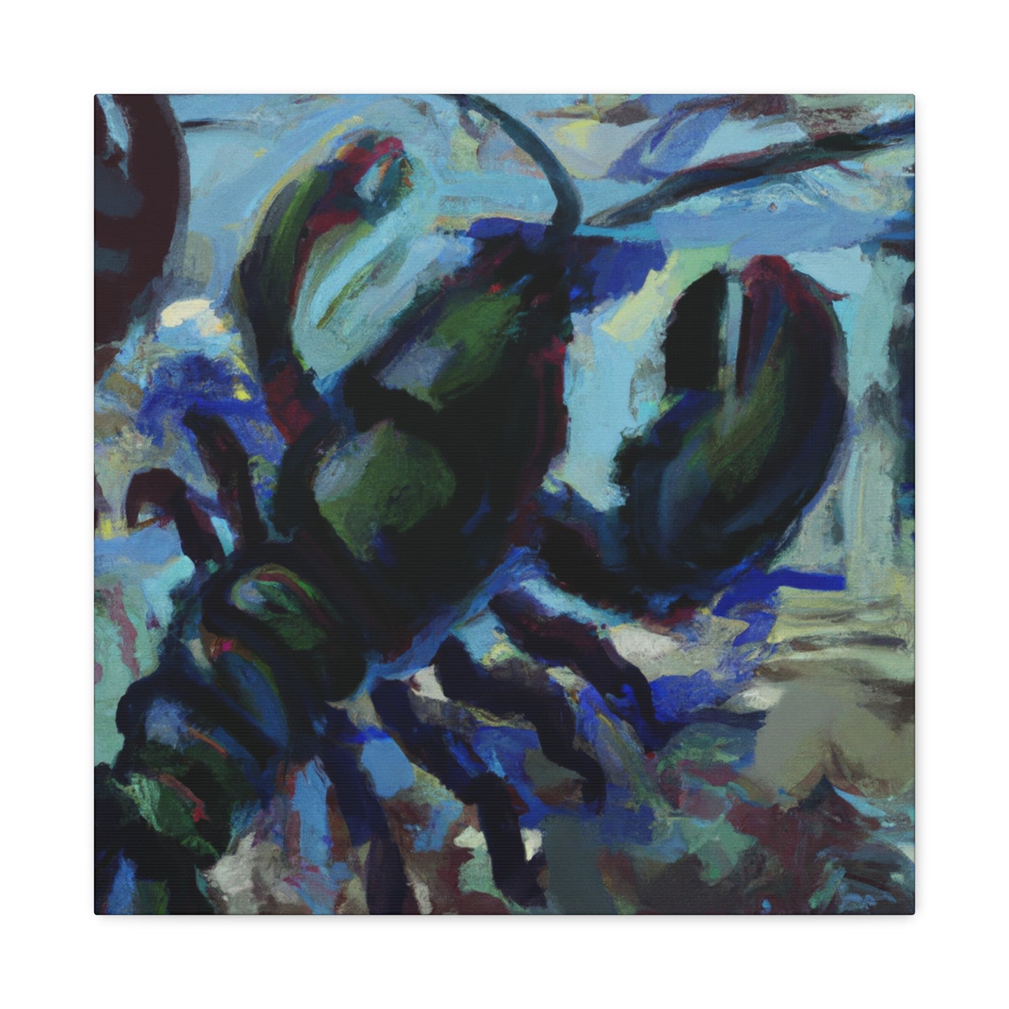 "Lobster in Expressionism" - Canvas