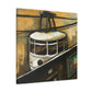 "Cable Car Dreamscape" - Canvas