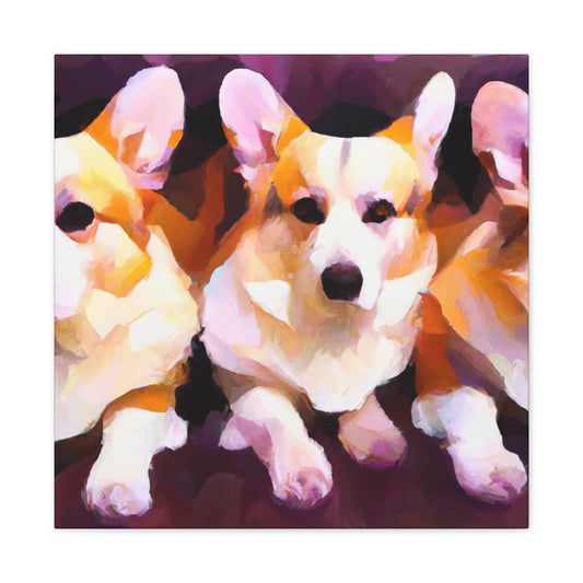 Corgi's Complicit Aloofness - Canvas