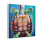 Turtle in the Water - Canvas