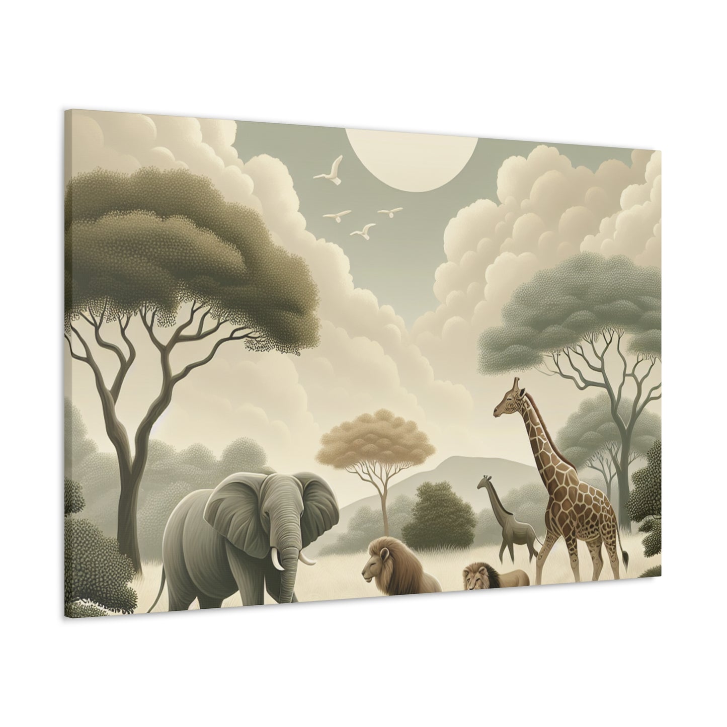 "Wild Safari Symphony" - Canvas