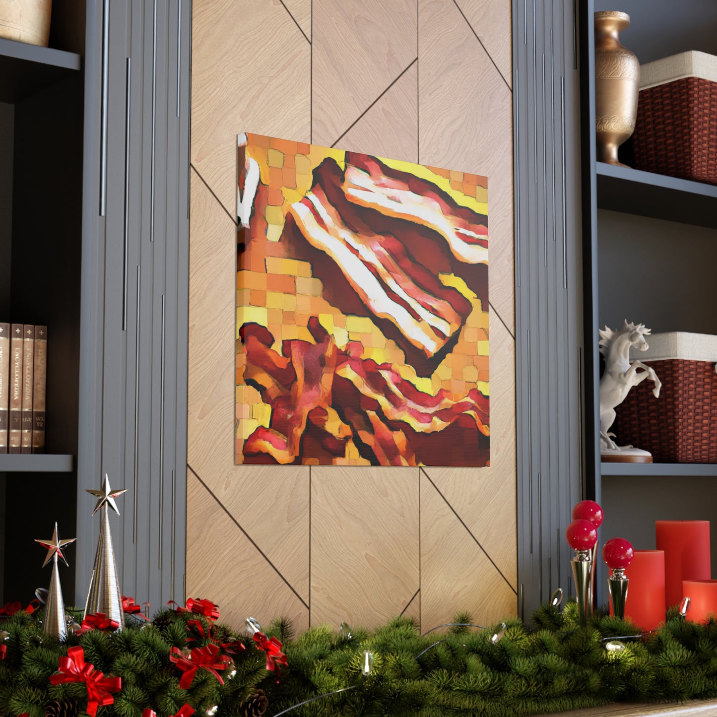 Bacon in Art Deco - Canvas