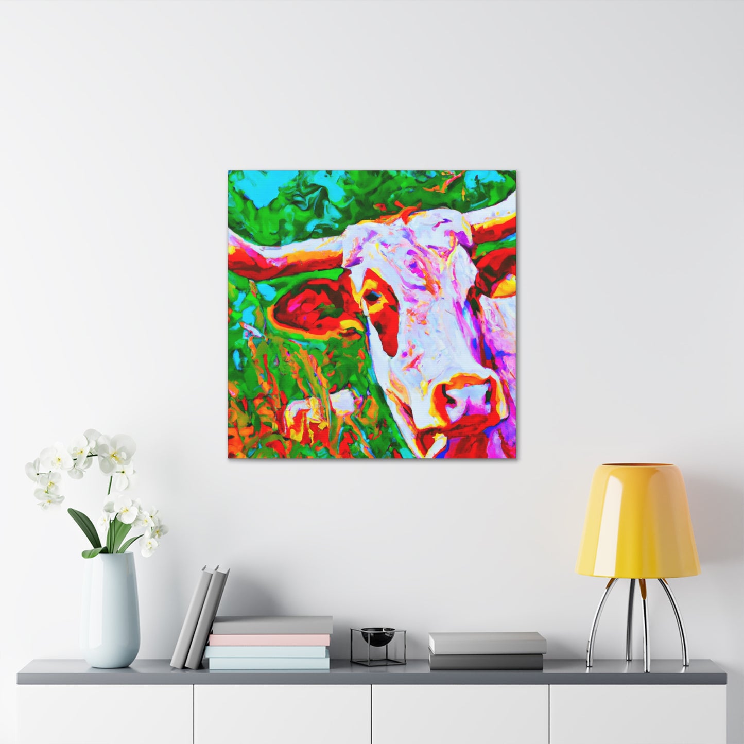 "Texas Longhorn Genealogy" - Canvas