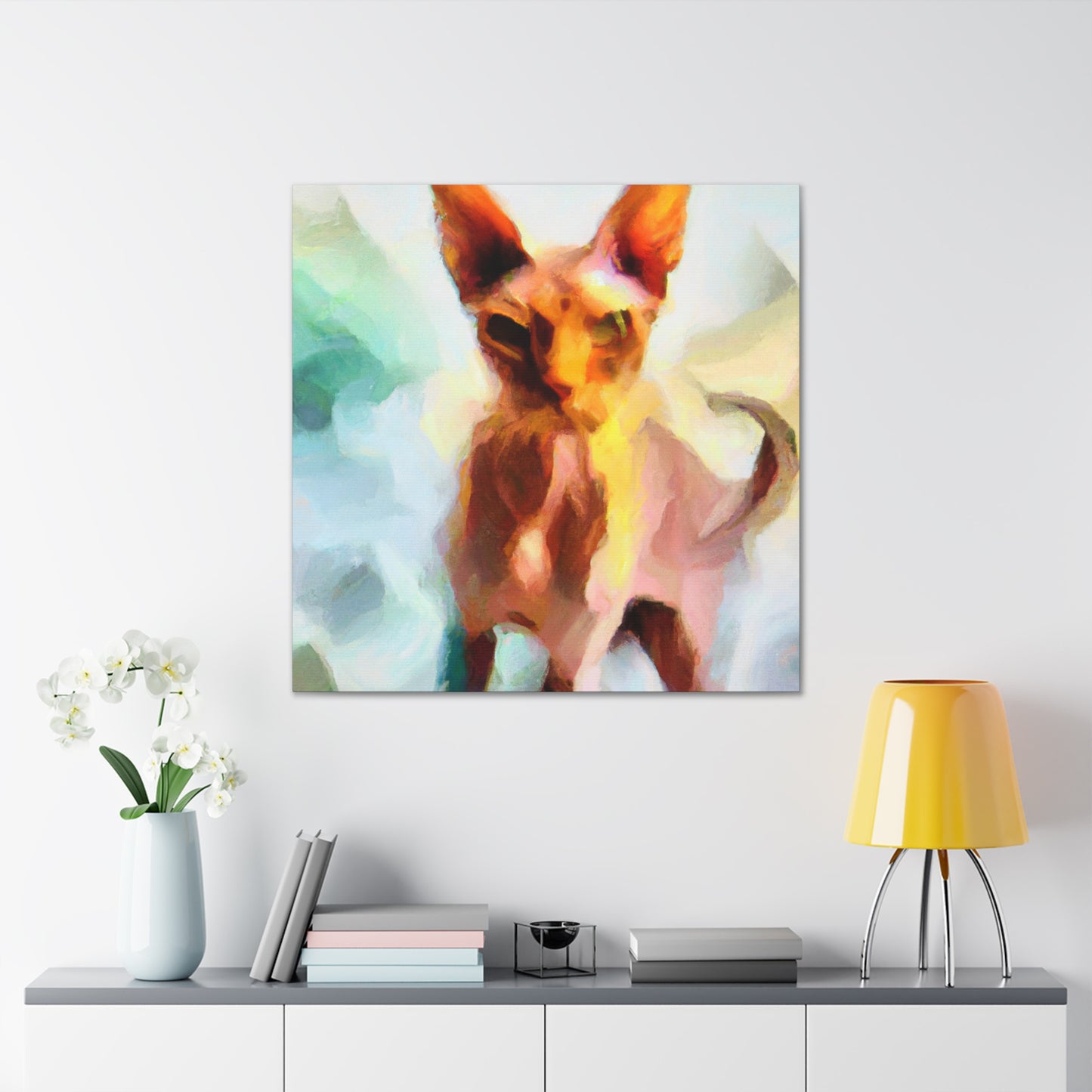 Mysterious Sphynx Dreaming - Canvas