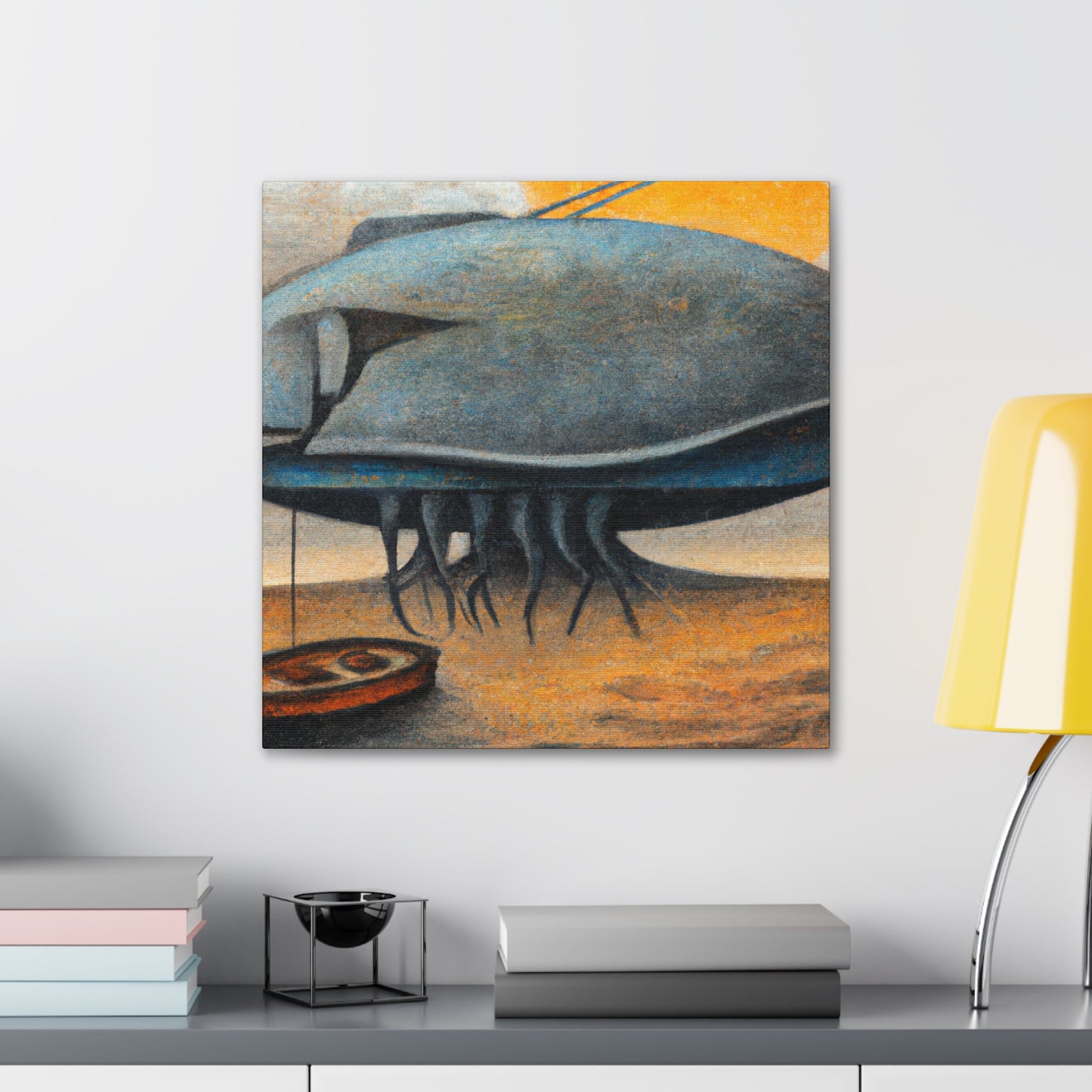 Bass Fishing Dreamscape - Canvas