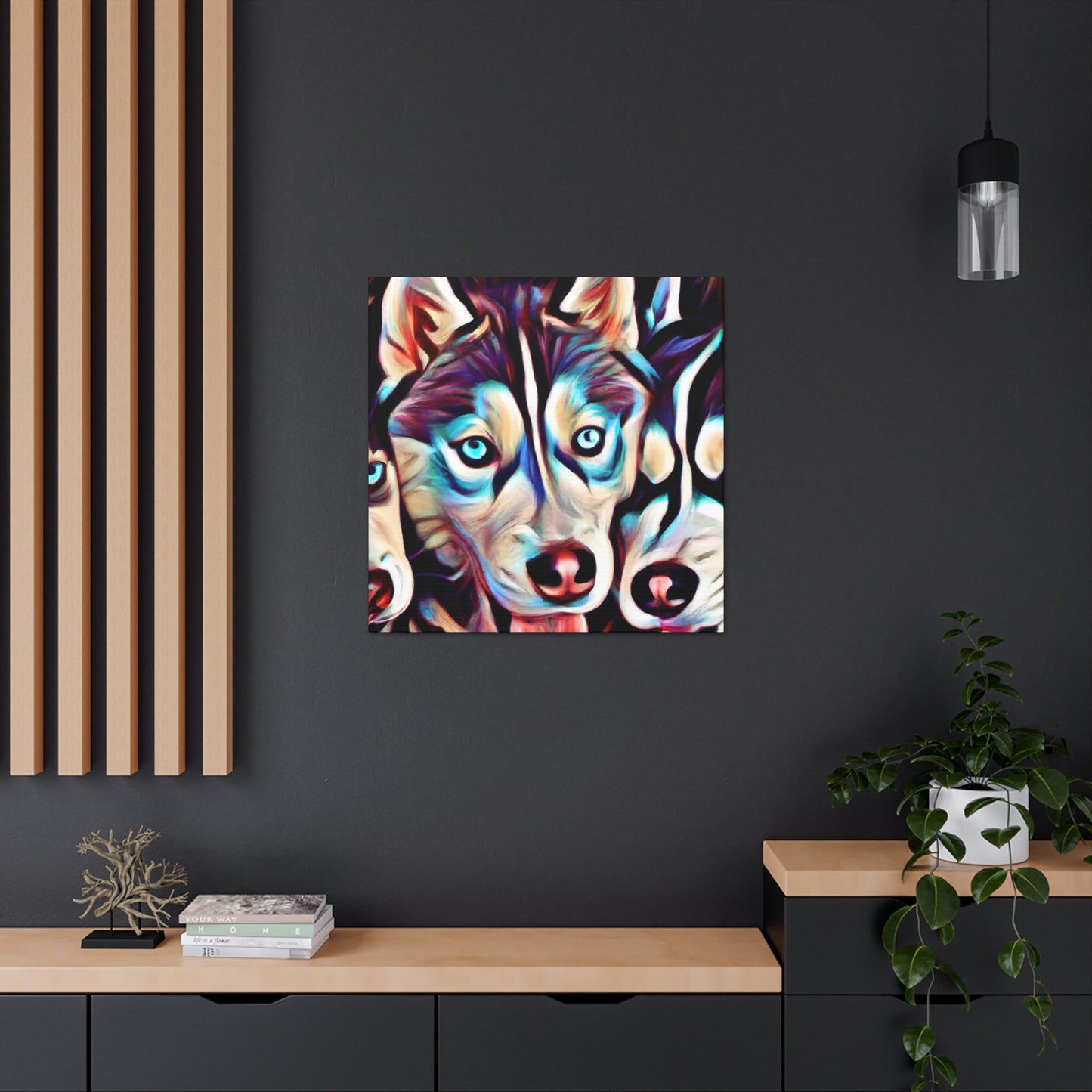 Siberian Husky Majesty - Canvas