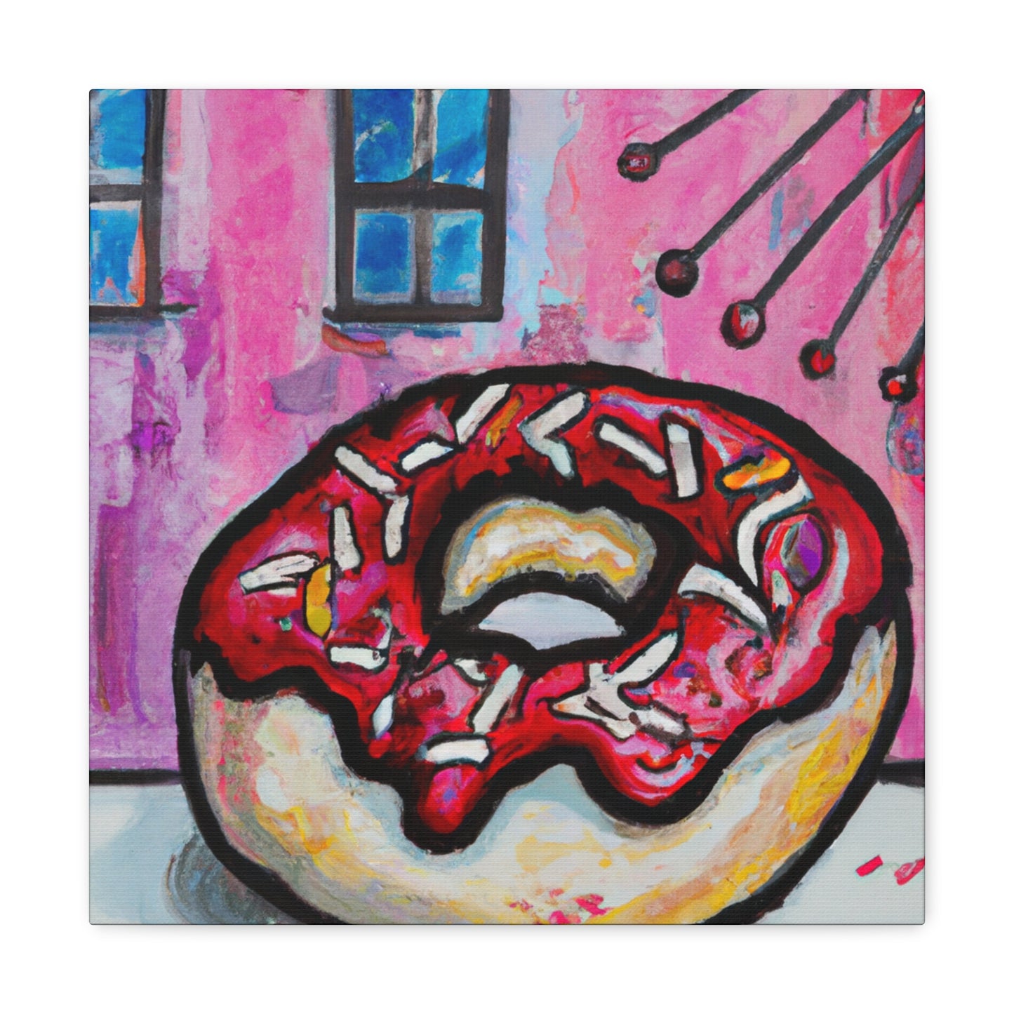 Doughnut Decadence Dreams - Canvas