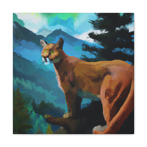 Majestic Cougar Captured - Canvas