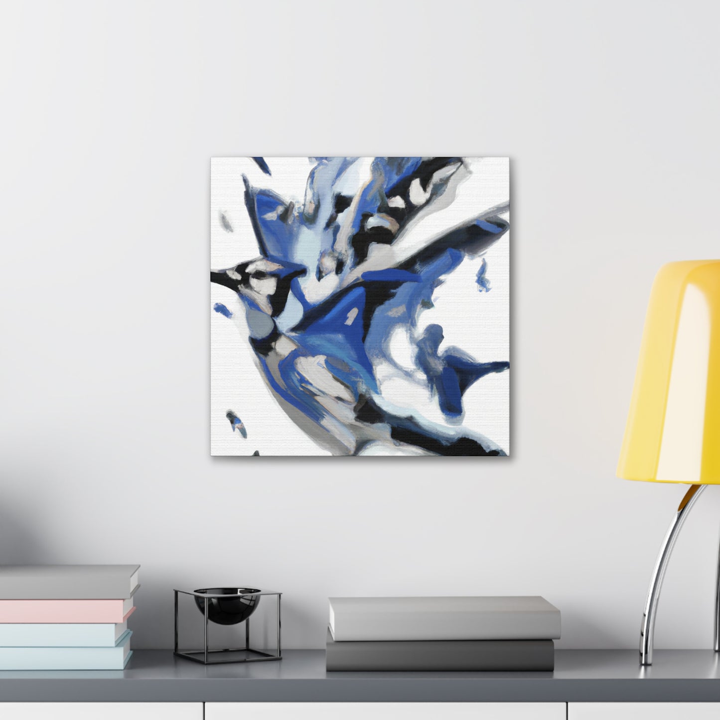 Blue Jay Abstraction - Canvas