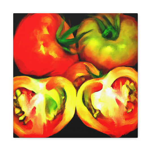 Tomato Temptation Unleashed - Canvas