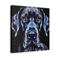 Great Dane in Deco. - Canvas