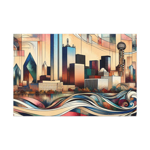 "Dallas Symphony of Contrasts" - Canvas