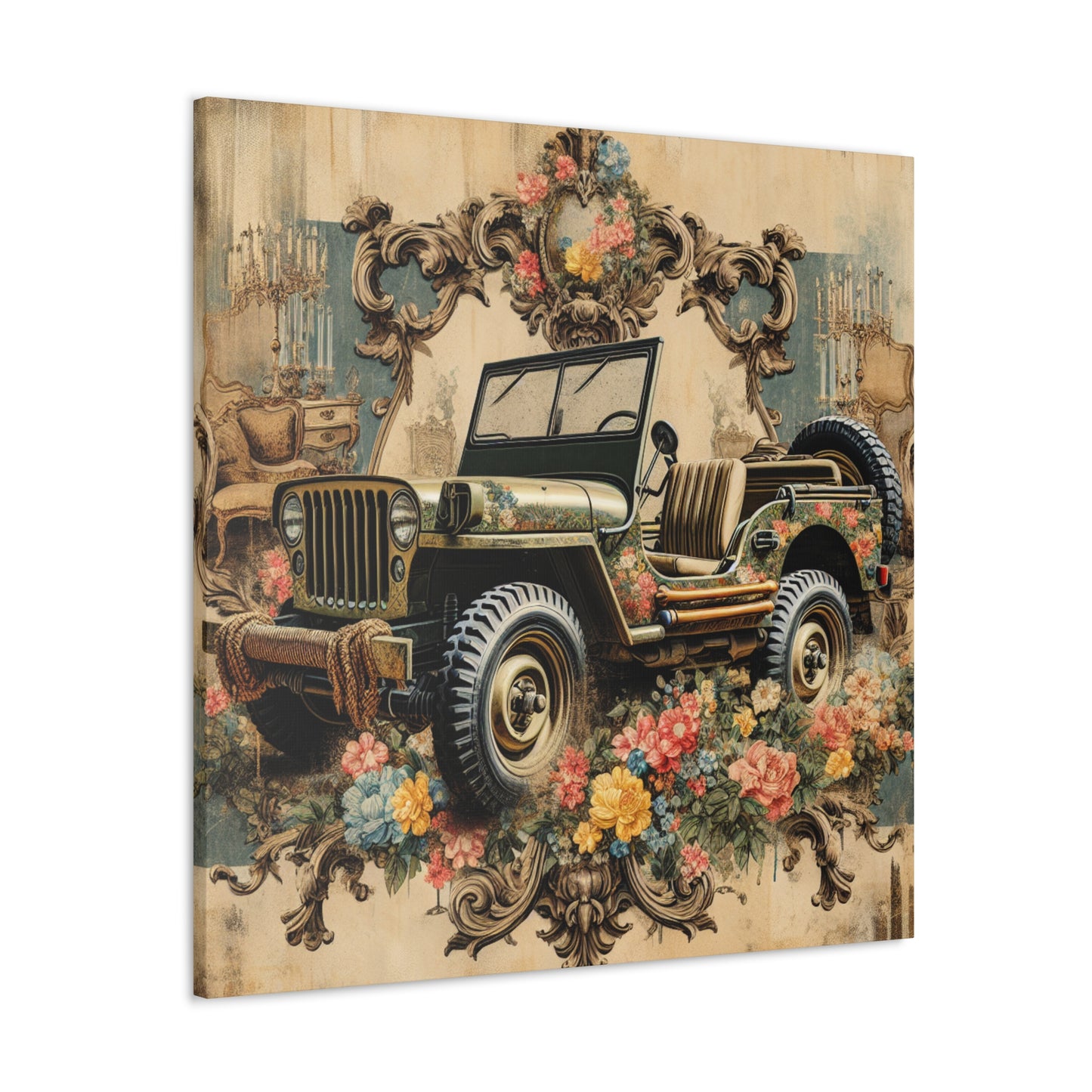 Whimsy Amidst Opulent Luxury - Canvas