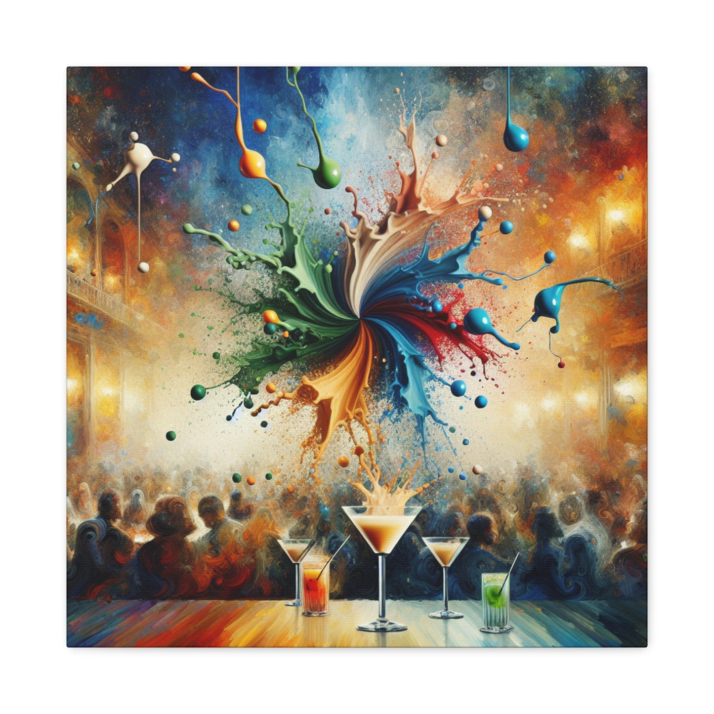 "Drinks of Renaissance Nights" - Canvas