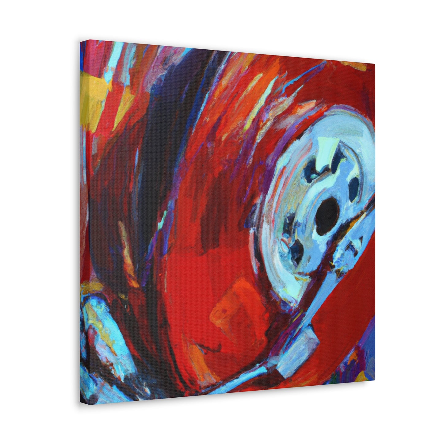 Reeling Tape Memories - Canvas